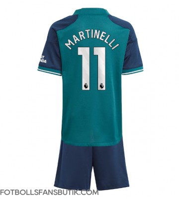 Arsenal Gabriel Martinelli #11 Replika Tredje Tröja Barn 2023-24 Kortärmad (+ Korta byxor)